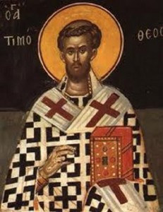 Apostel Timotheos, seliger Martyrer Anastasios, der Perser