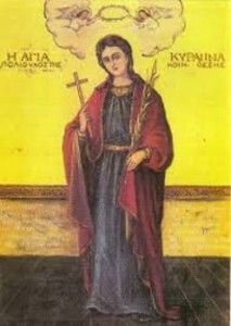 Großmartyrer Theodoros von Tyron, Basileios der Bekenner, Proterios Patriarch von Alexandrien, Neumartyrerin Kyranna