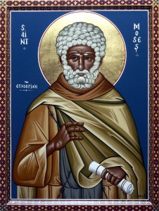 Seliger Moses der Äthiopier, Martyrer Diomidis und Lavrentios