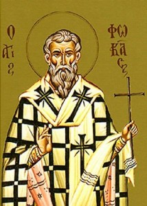 Martyrerpriester Phokás Bischof von Sinopi, Phokas der Gärtner